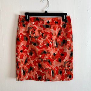 Colorful floral skirt